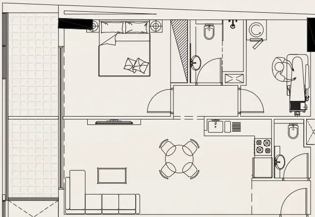 1 Bedroom apartments - Casa Vista Residence