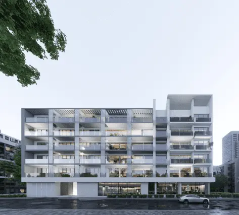 Casa Vista Residence in Jumeirah Village Circle (JVC) by Golden Woods - Exterior Image 2