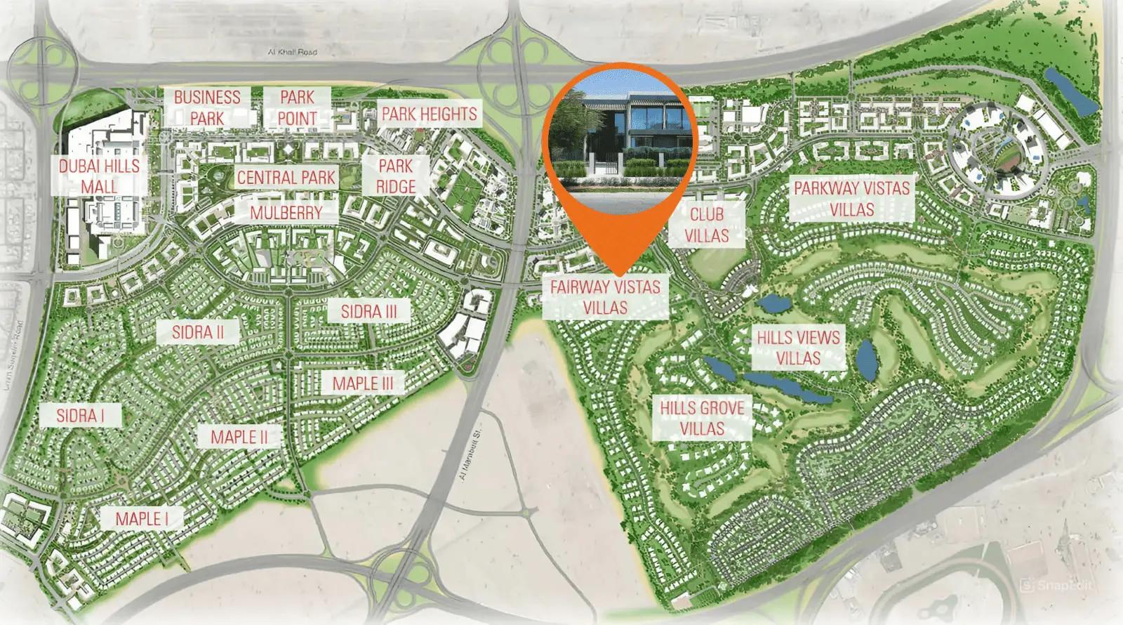 Dubai’s Hills Fairways 69 Master Plan