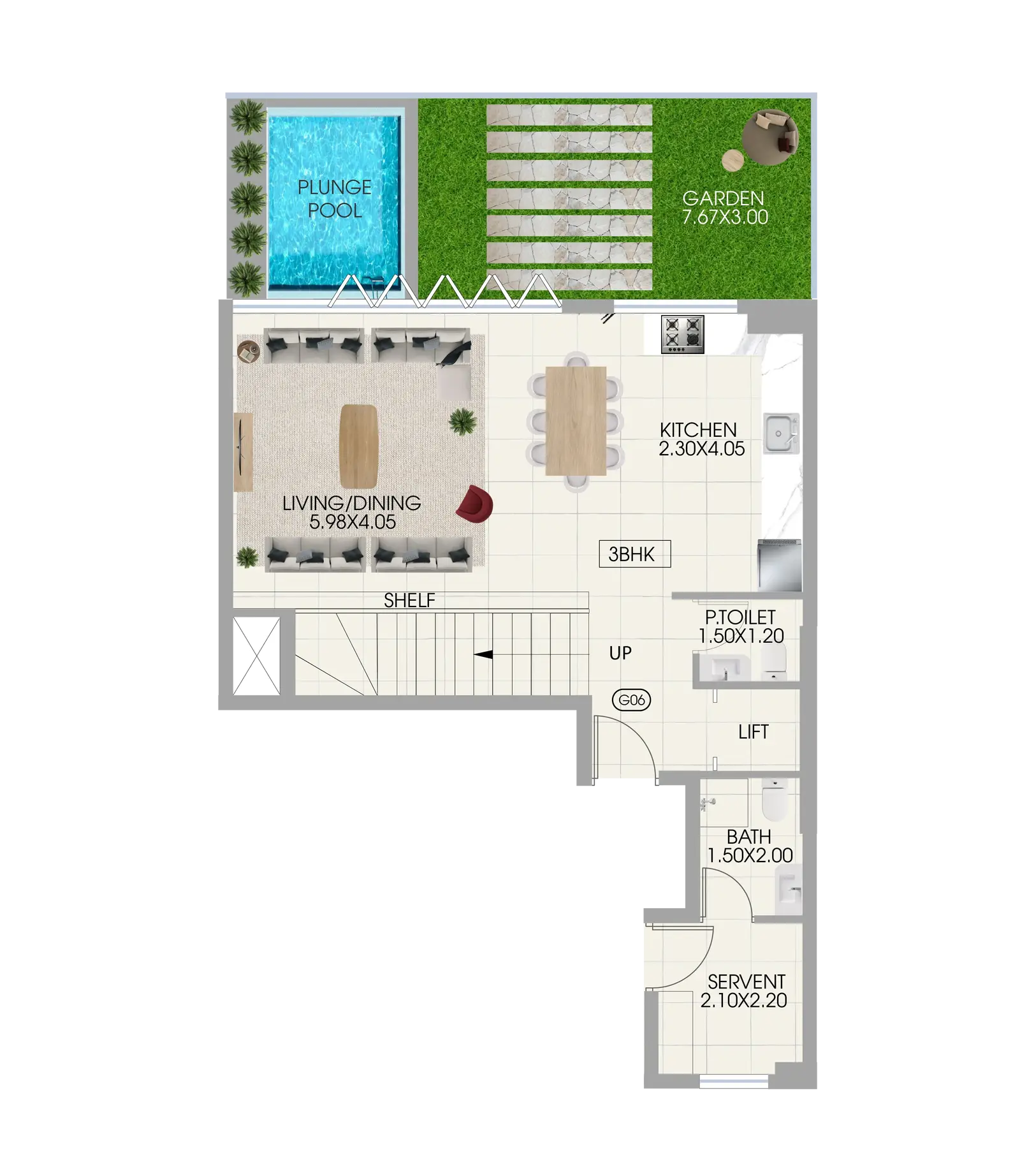 3 Bedrooms townhouse - Bonds Avenue