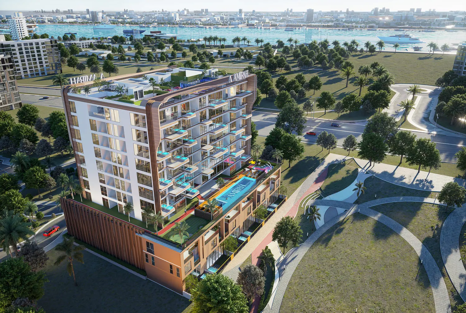 Bonds Avenue in Dubai Islands by Amirah Developments - Exterior Image 4