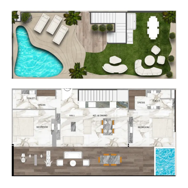 2 bedroom