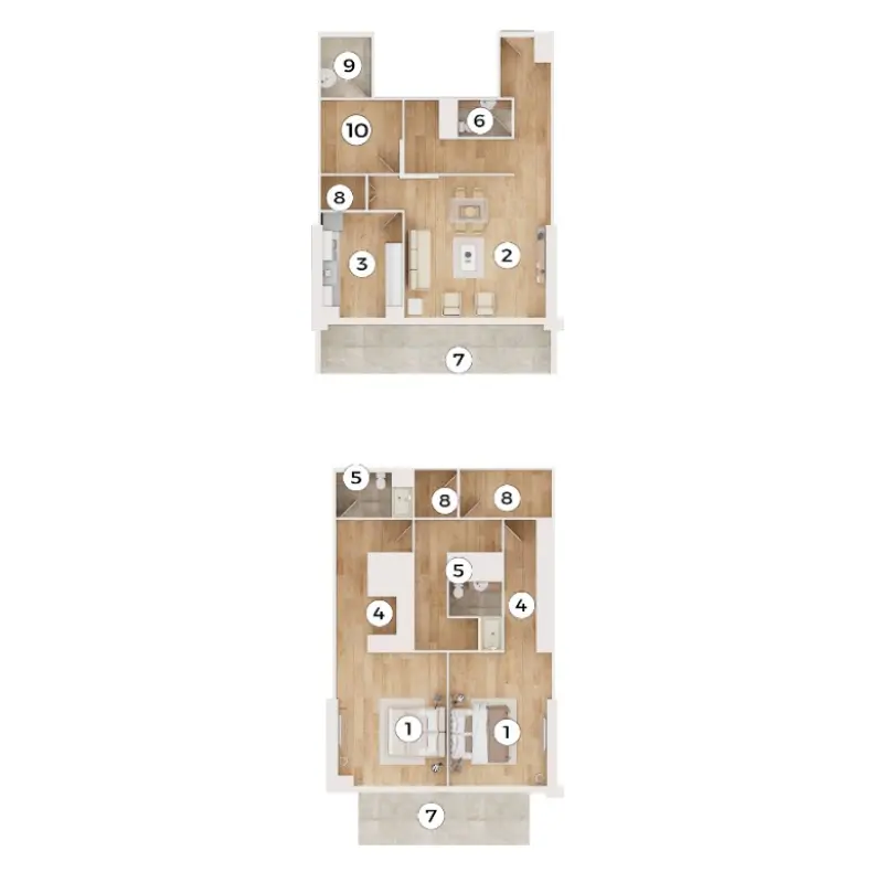 2 bedroom