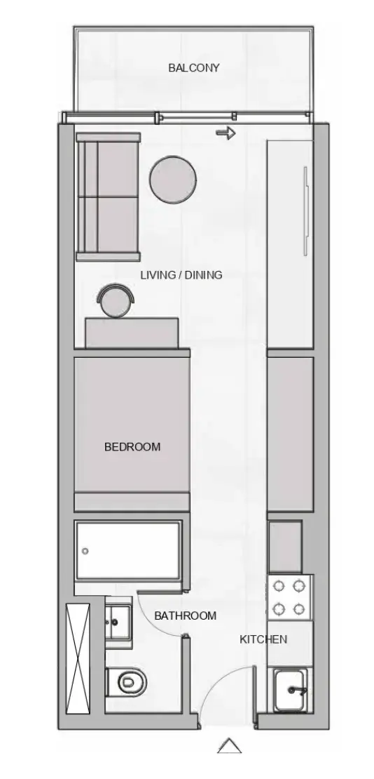 Studio hotel apartments - The Community JVT