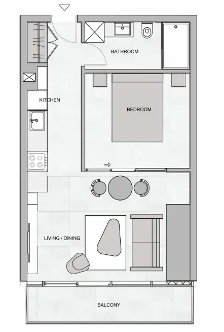 1 Bedroom hotel apartments - The Community JVT