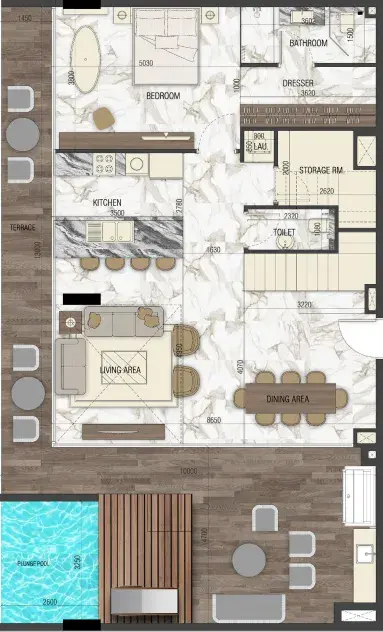 3 Bedrooms apartments - Sky Living