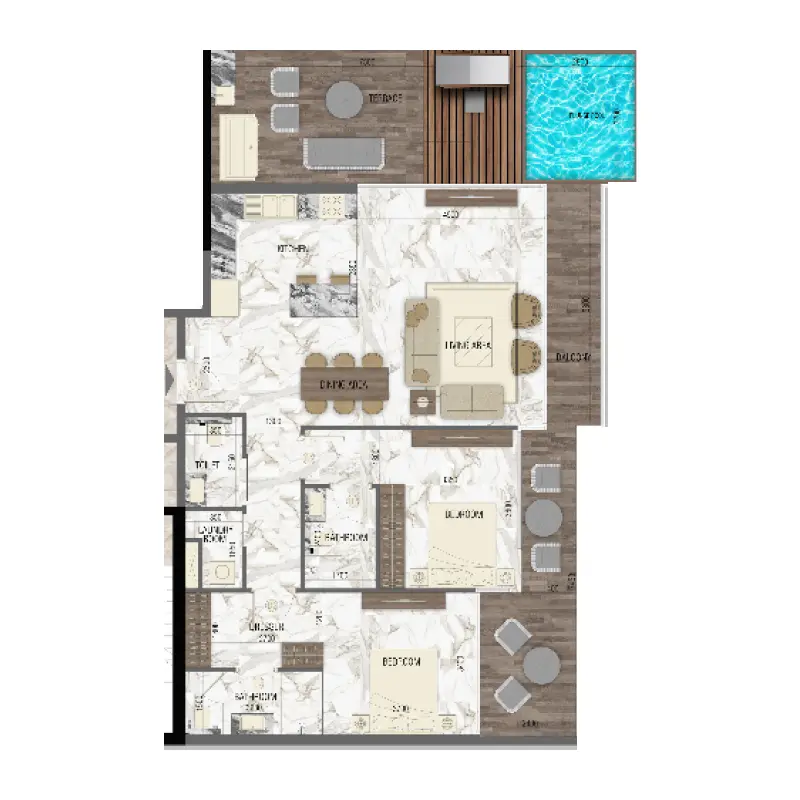 2 bedroom