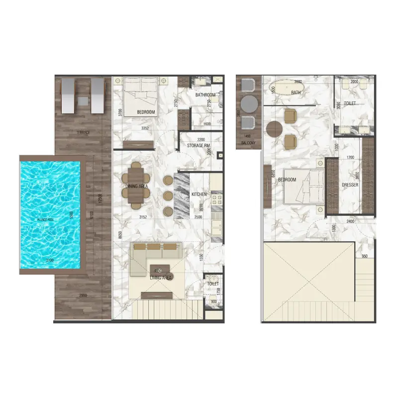 2 bedroom