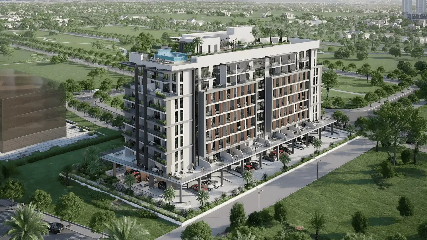 Ghaff Land Residence in Dubai Studio City by Arabian Gulf Developer - Exterior Image 2
