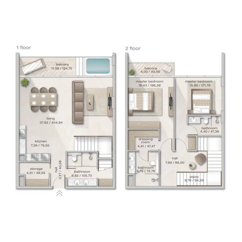 2 bedroom
