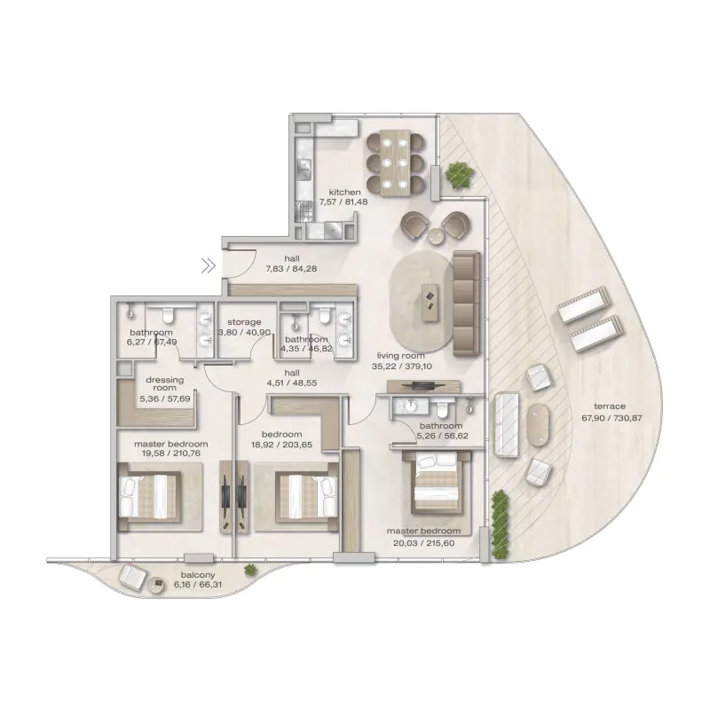 3 bedroom