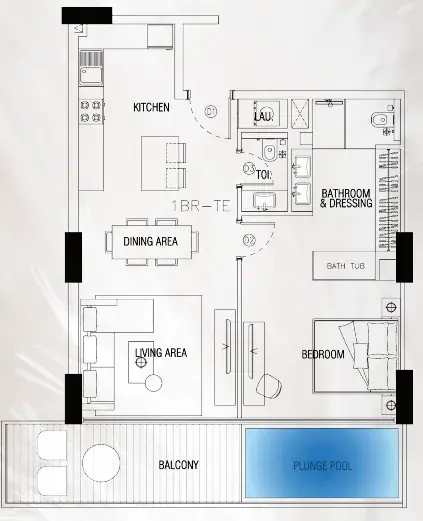 1 Bedroom apartments - Sky Suites