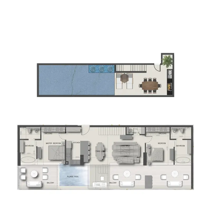 2 bedroom