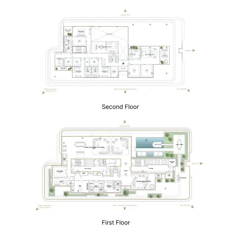 6 Bedrooms penthouse - Serenia Living