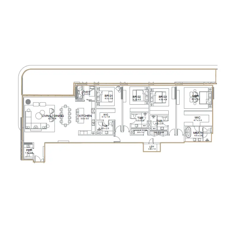 3 bedroom