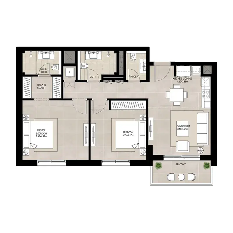 2 Bedrooms apartments - Olbia