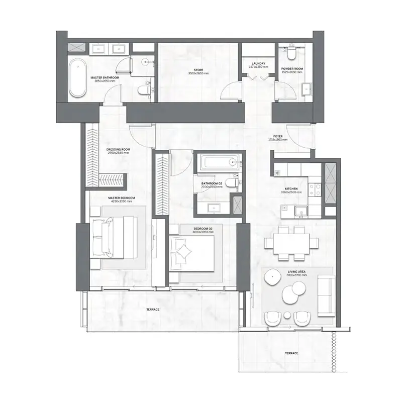 2 bedroom Apartments -  Trump International Hotel and Tower