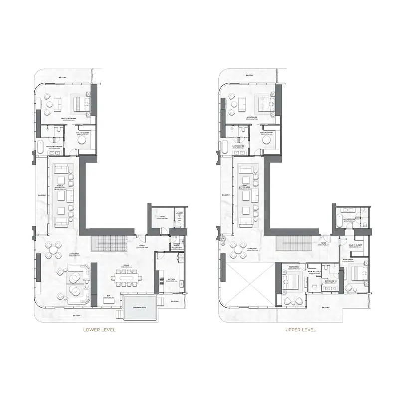 4 bedroom Penthouse -  Trump International Hotel and Tower