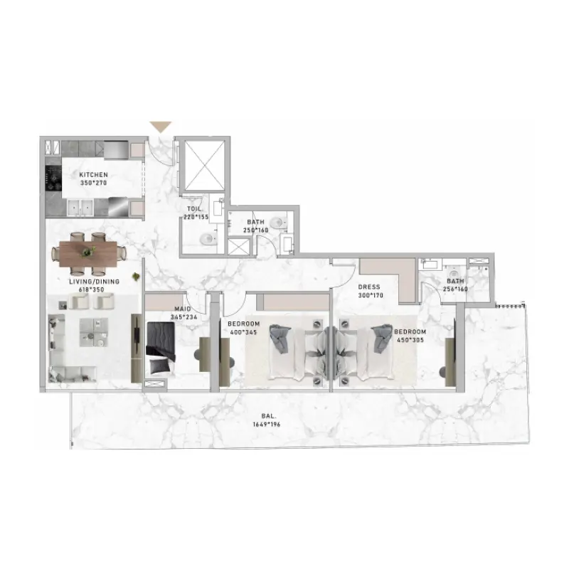 2 bedroom