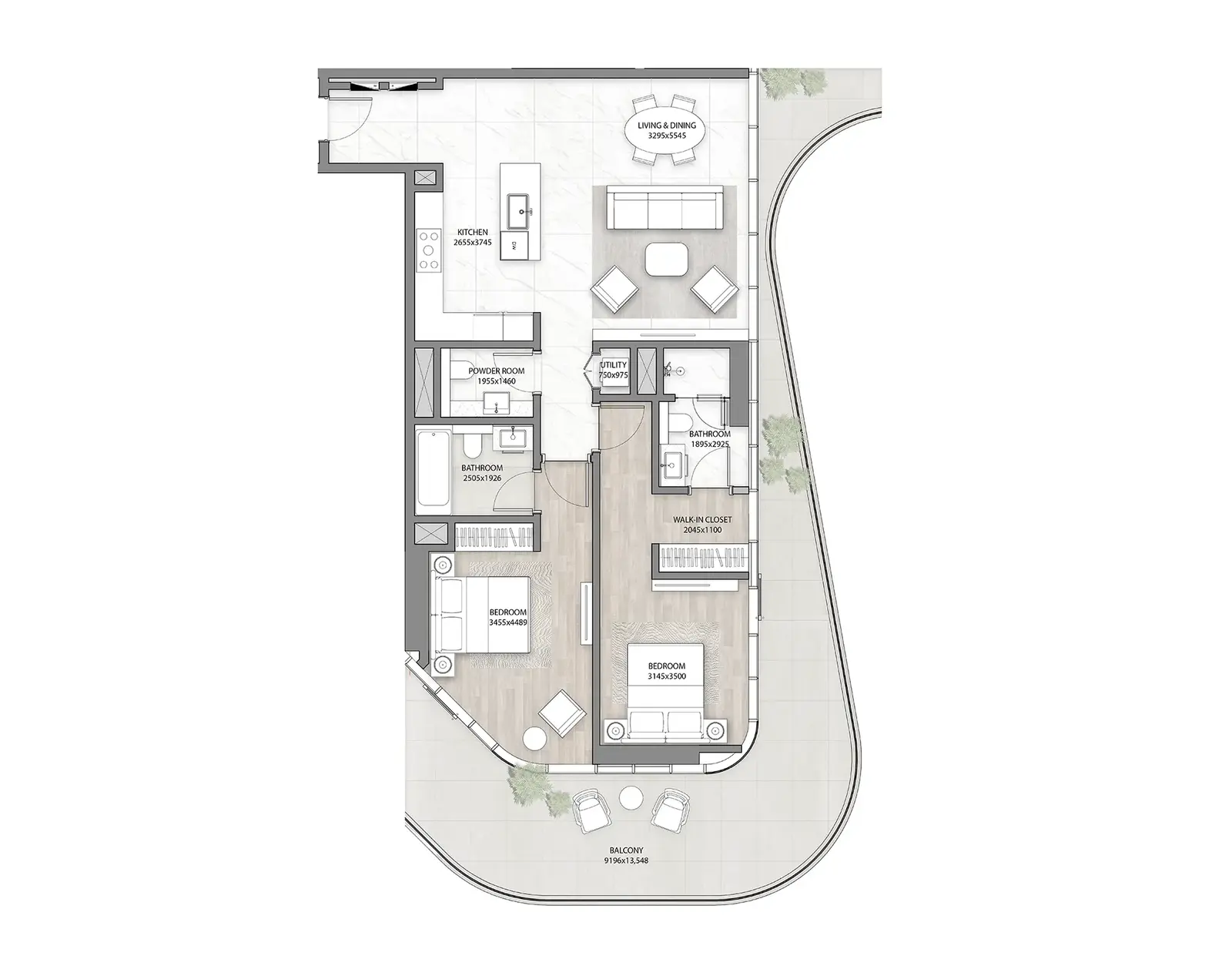 2 Bedrooms apartments - DG1 Living