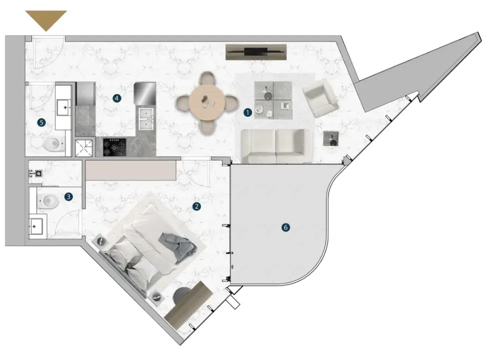 1 Bedroom apartments - Franck Muller Vanguard