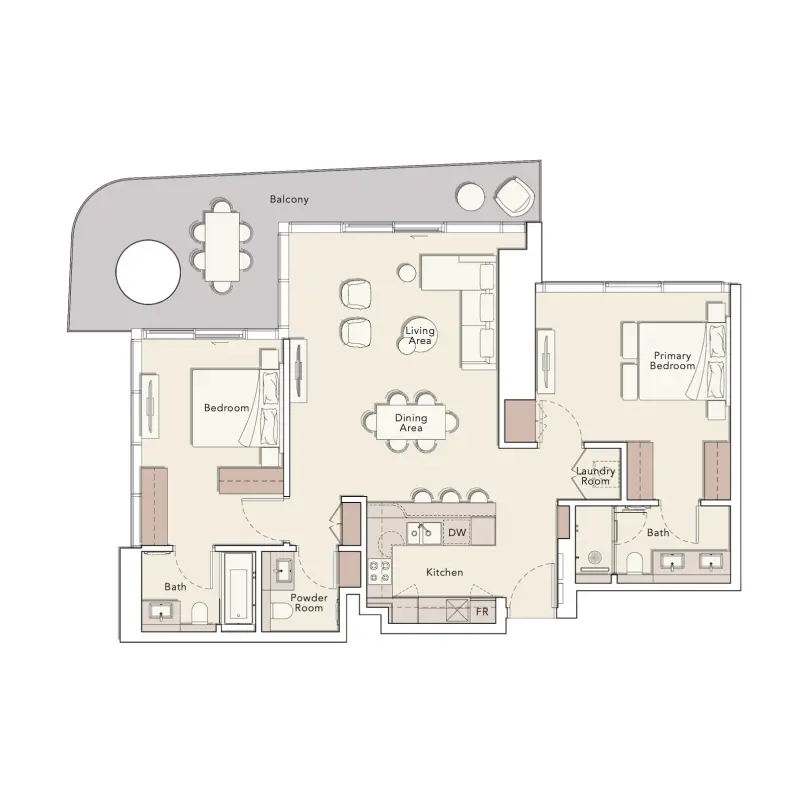 2 bedroom
