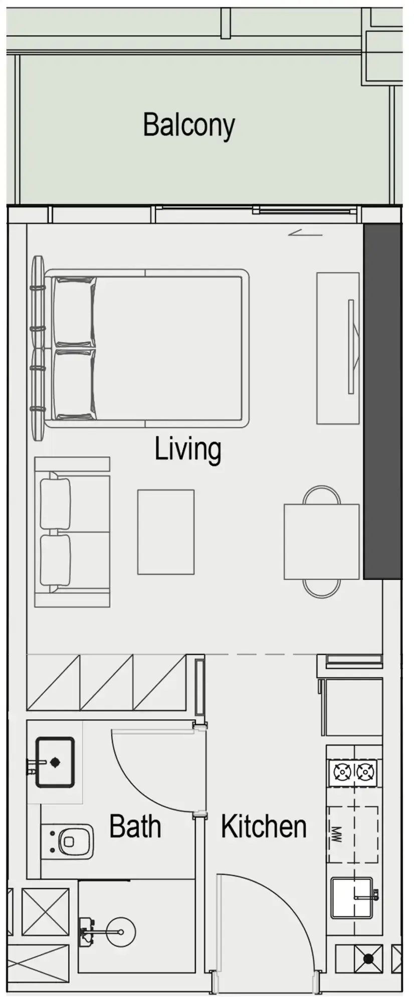 Studio apartments - Sierra by Iman