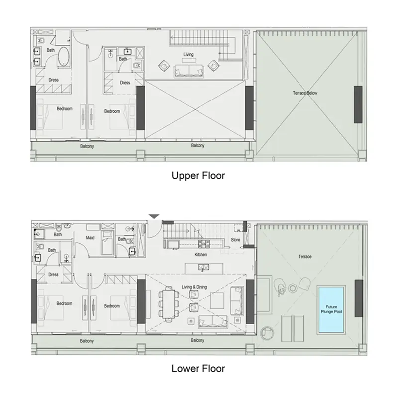 4 bedroom + pool Duplex -  Sierra by Iman