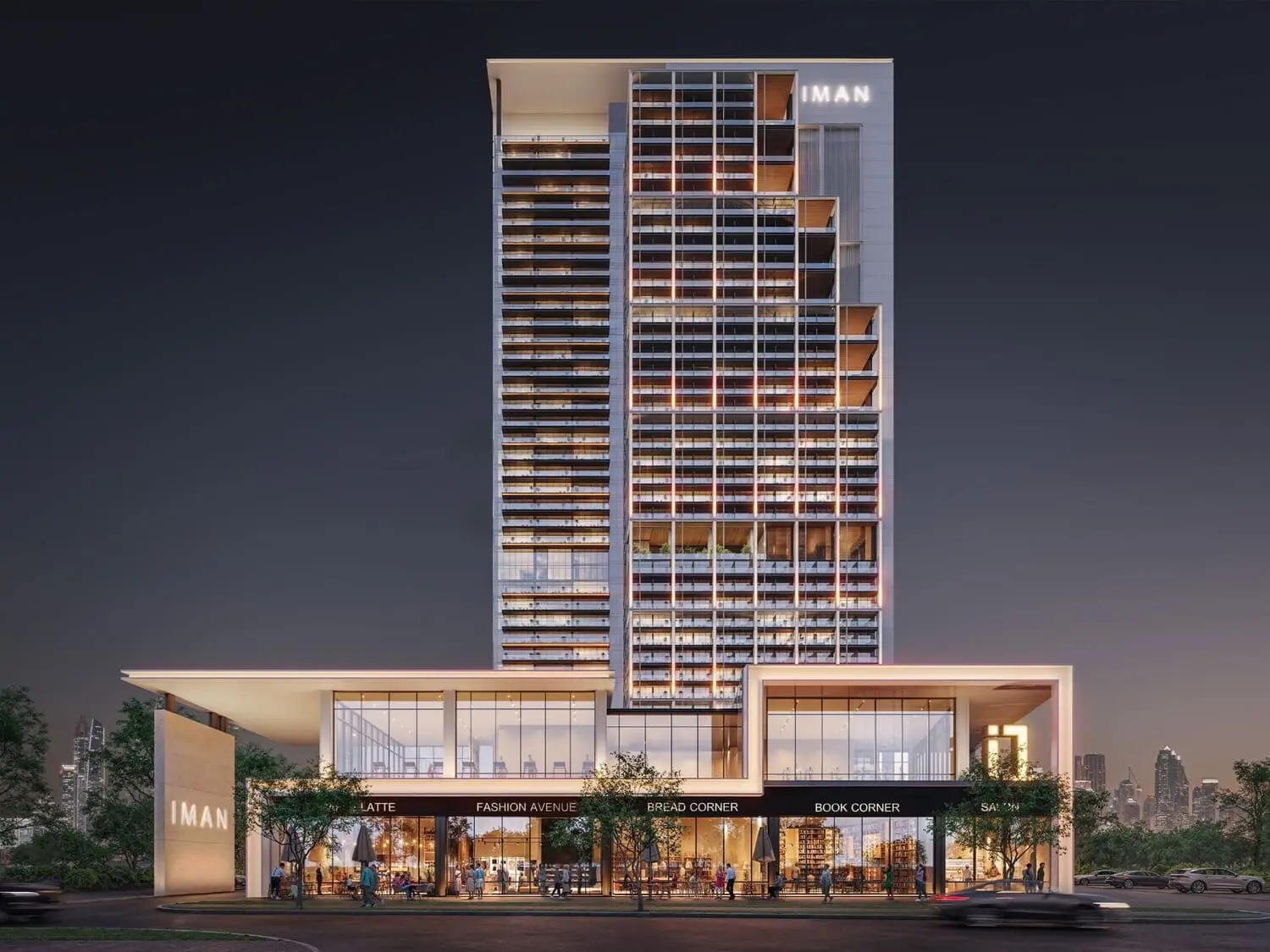 Sierra by Iman in Motor City by Iman Developers - Exterior Image 5