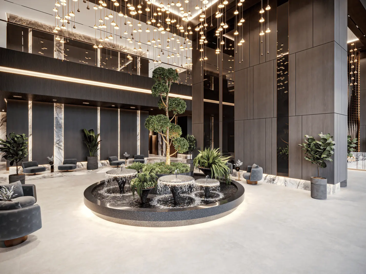 Sierra by Iman in Motor City by Iman Developers - Lobby Image 2