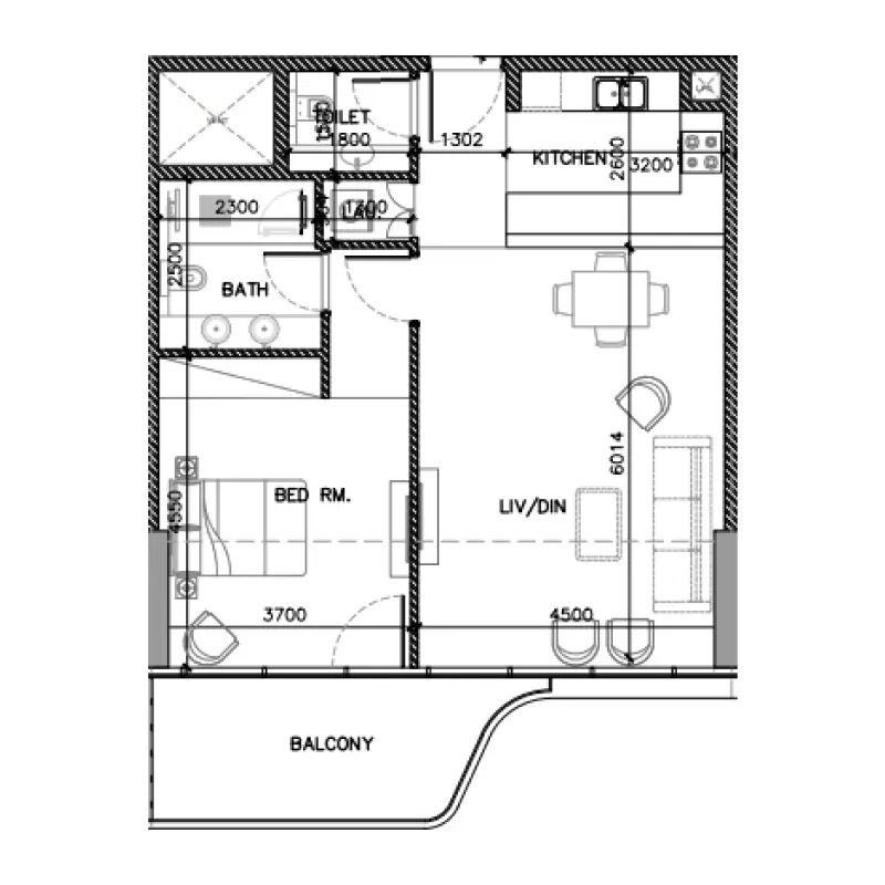 1 bedroom