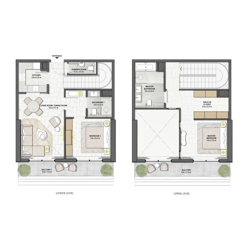 2 bedroom