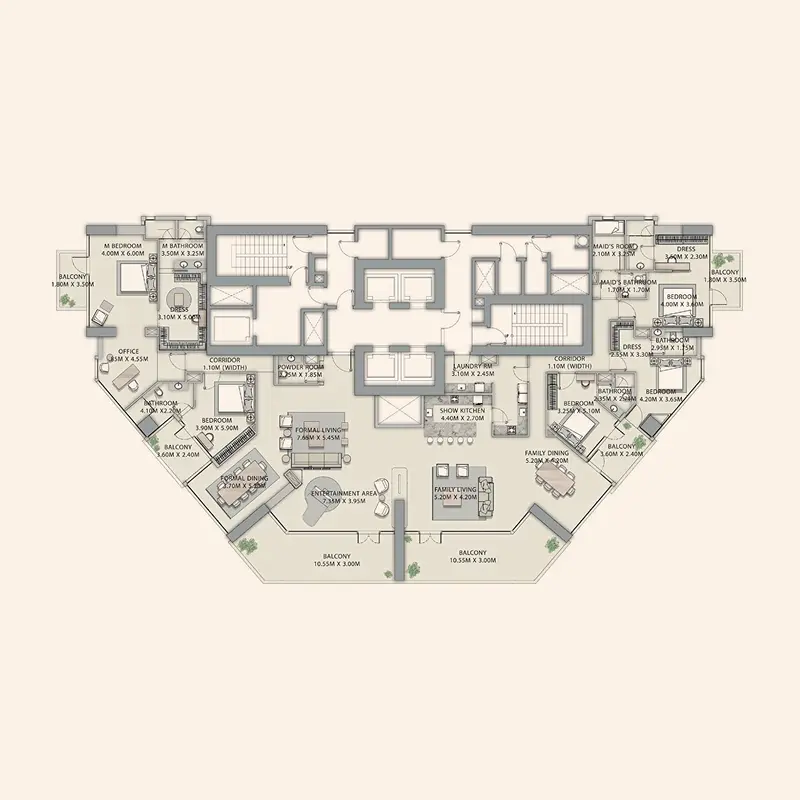 5 bedroom Penthouse -  Velor Penthouses