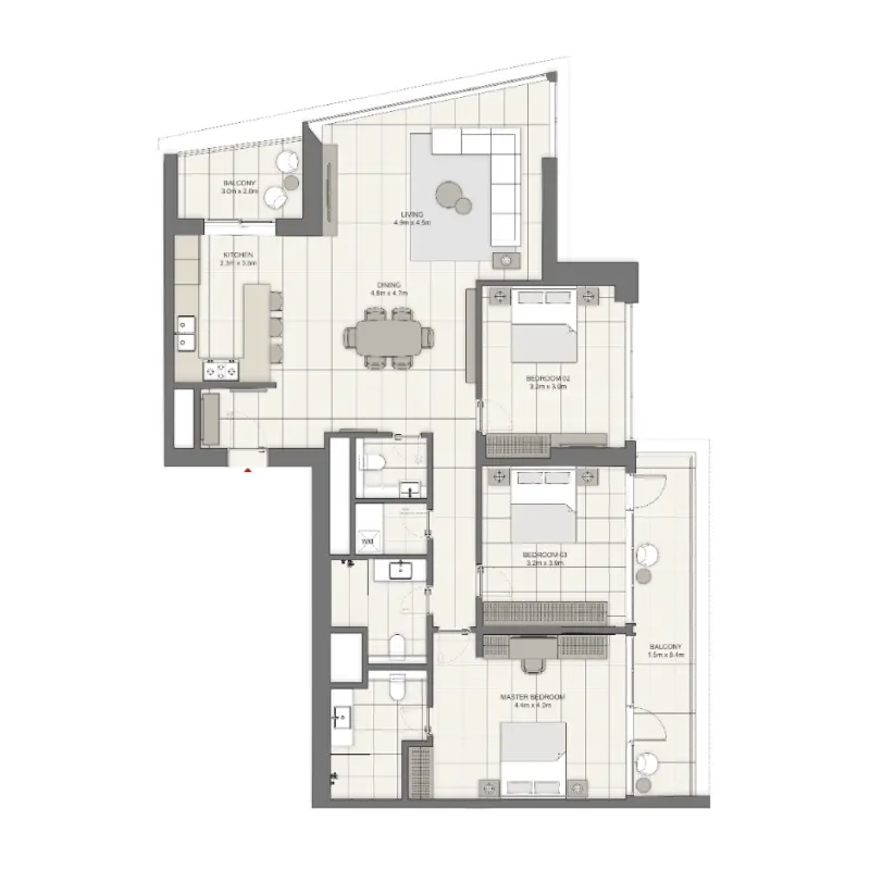 3 bedroom