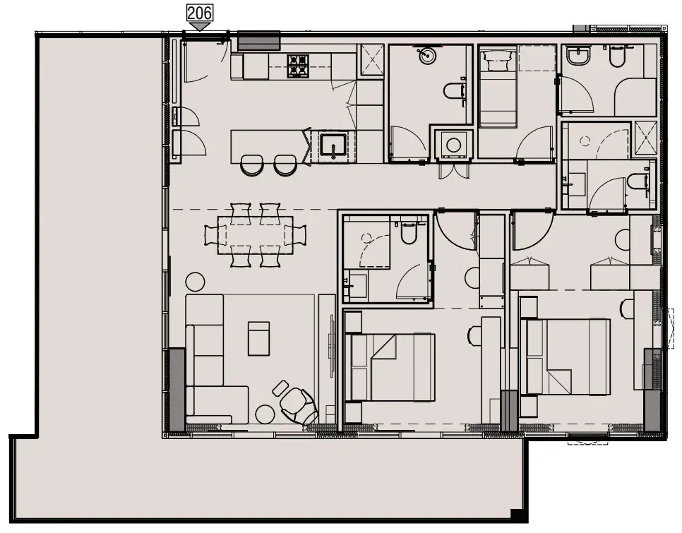 2 Bedrooms apartments - Wynwood by Imtiaz