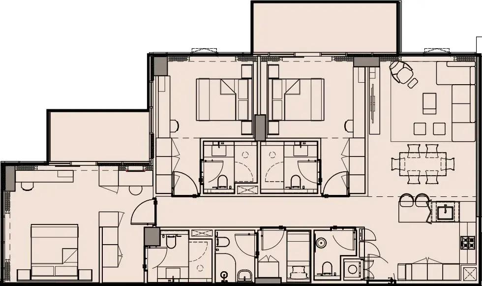3 Bedrooms apartments - Wynwood by Imtiaz