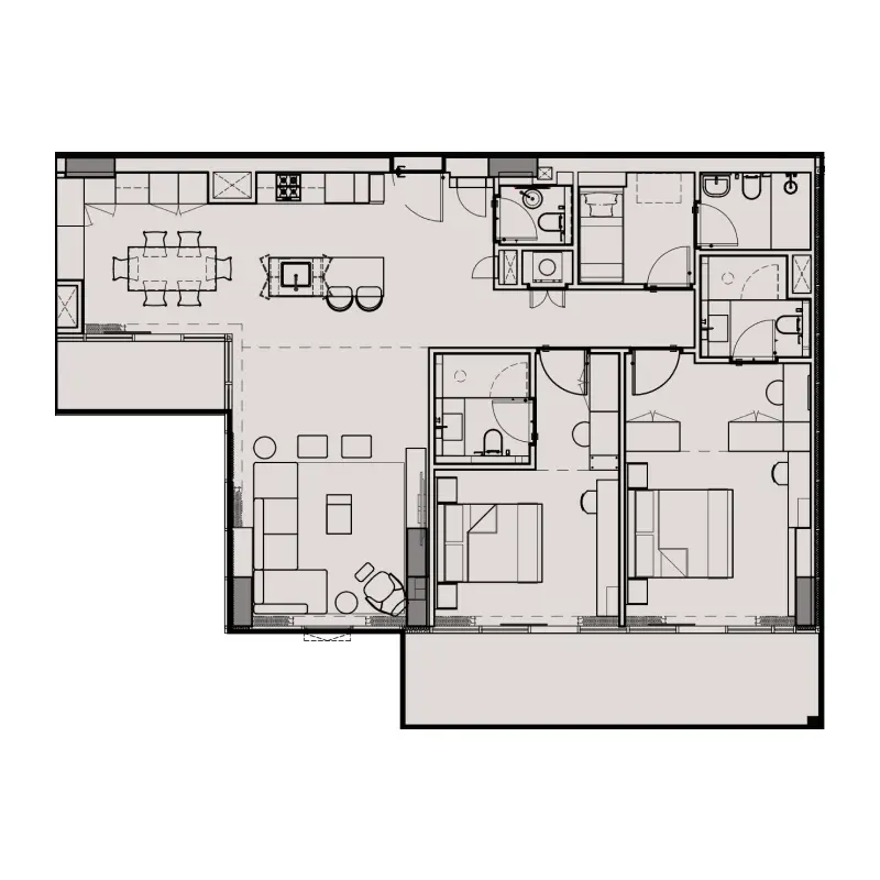 2 bedroom Apartments -  Wynwood by Imtiaz