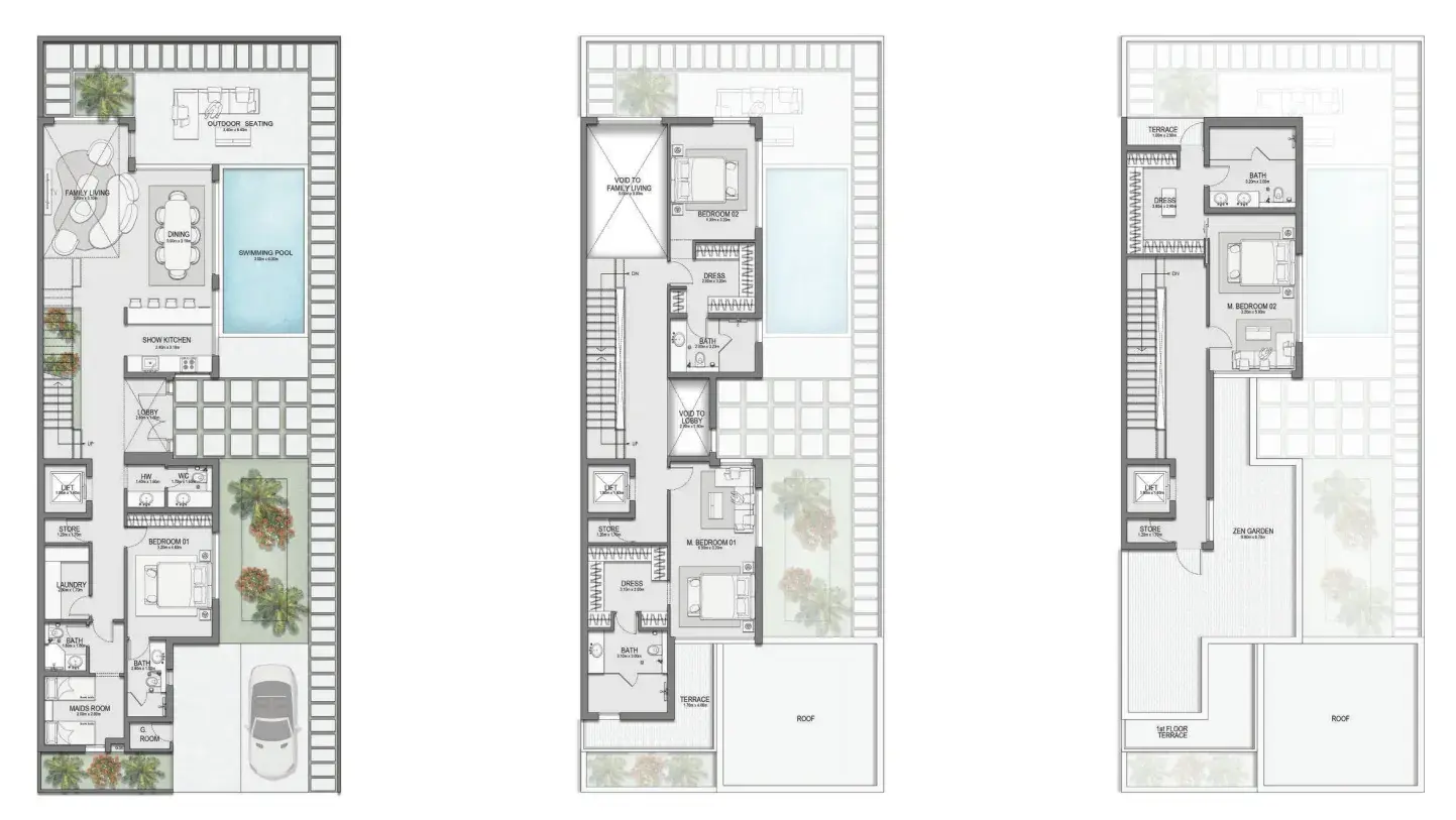4.5 bedrooms villa - Selora Residences