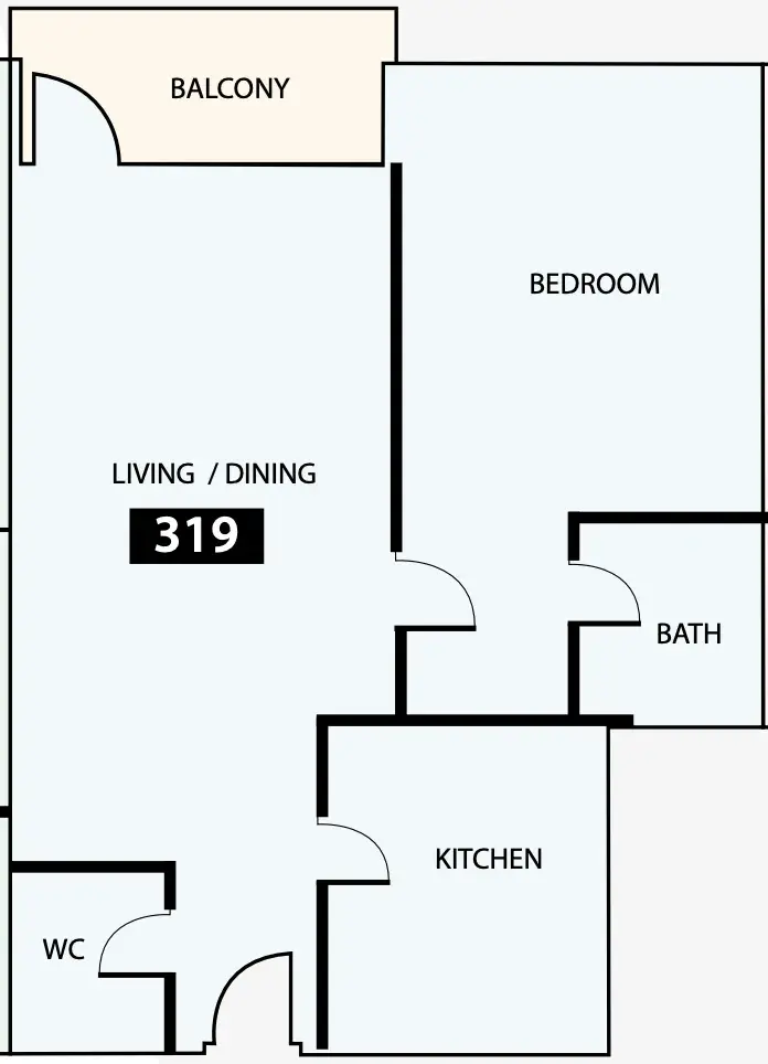 1 Bedroom apartments - Paradise View 1