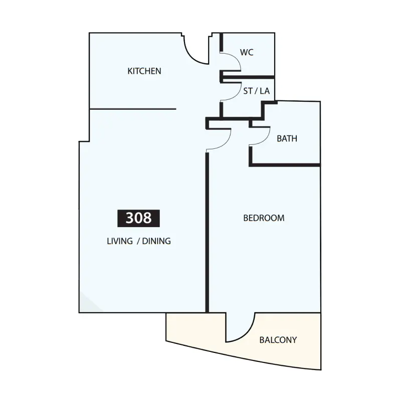 1 bedroom