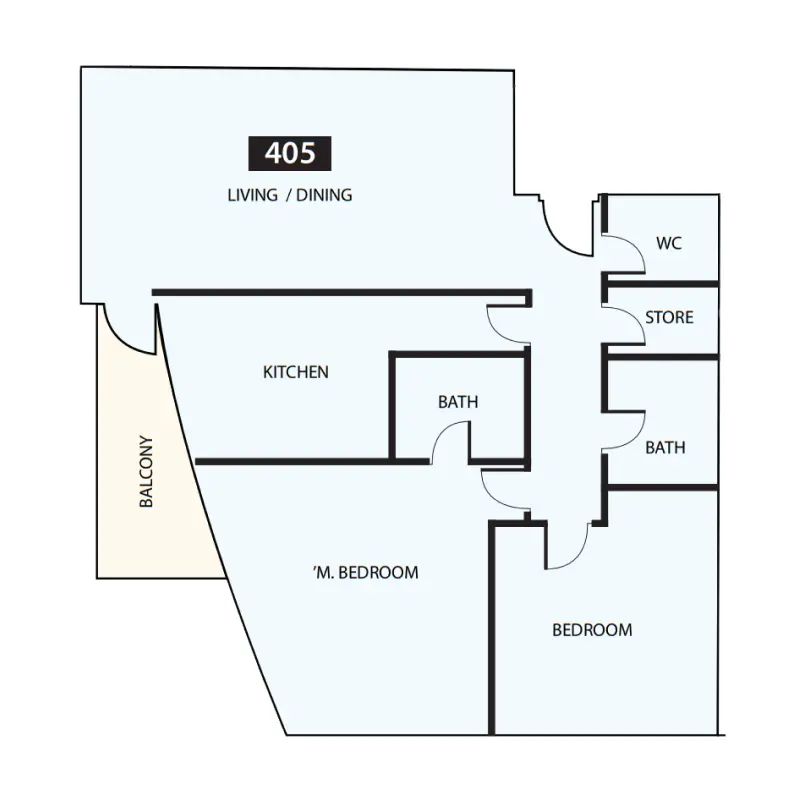 2 bedroom