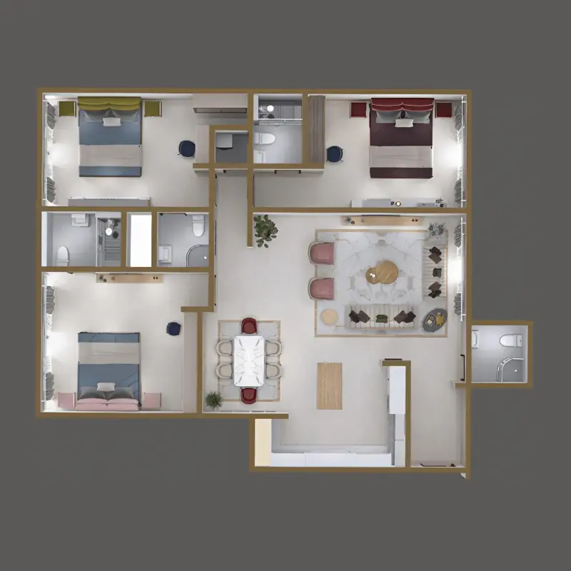 3 bedroom