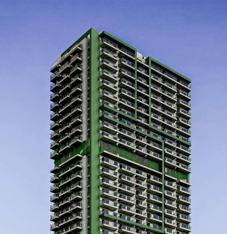Tranquil Wellness Tower in Jumeirah Village Triangle by Wellcube.life - Exterior Image 2