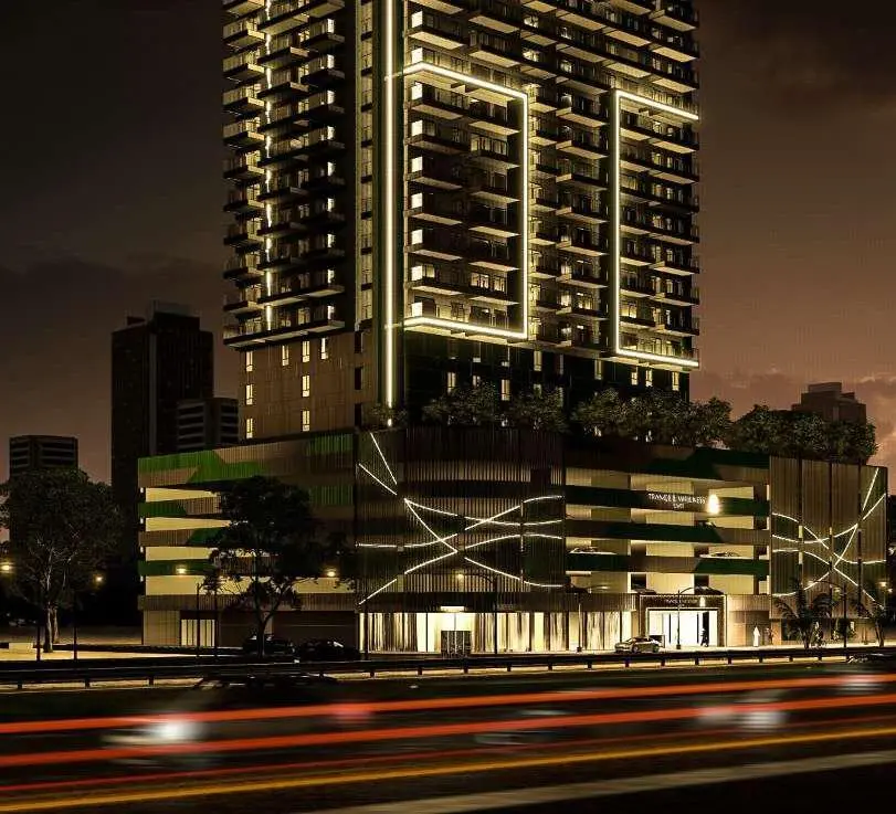 Tranquil Wellness Tower in Jumeirah Village Triangle by Wellcube.life - Exterior Image 3