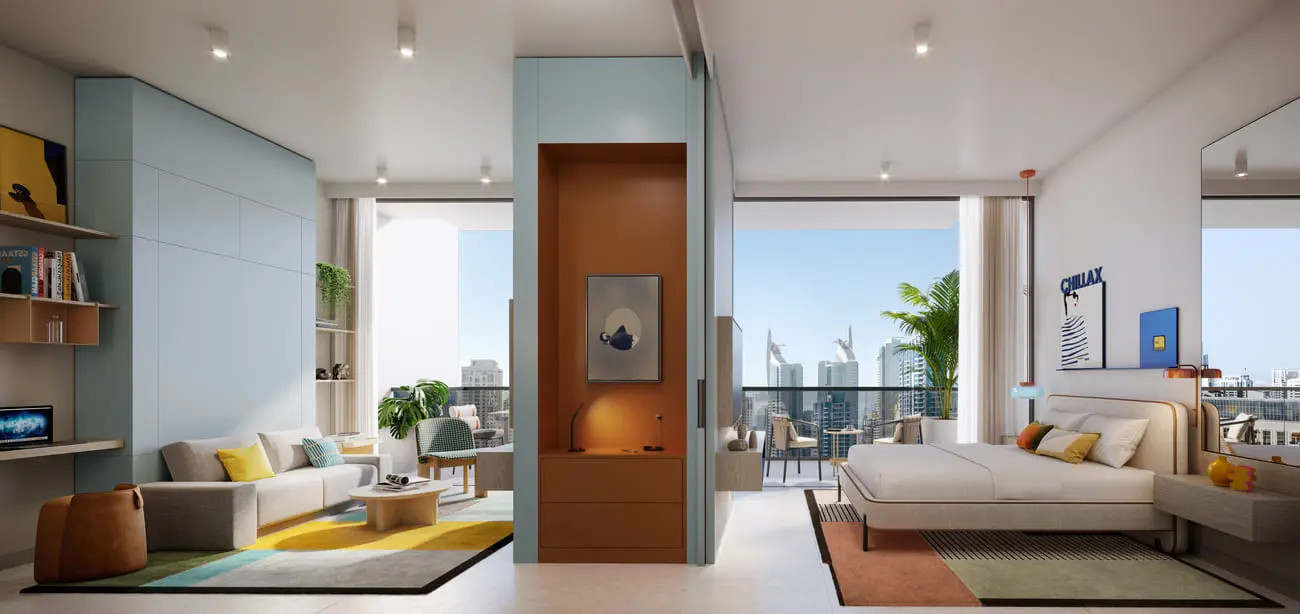 Rove Home Dubai Marina in Dubai Marina by Irth Development - Interior Image 6
