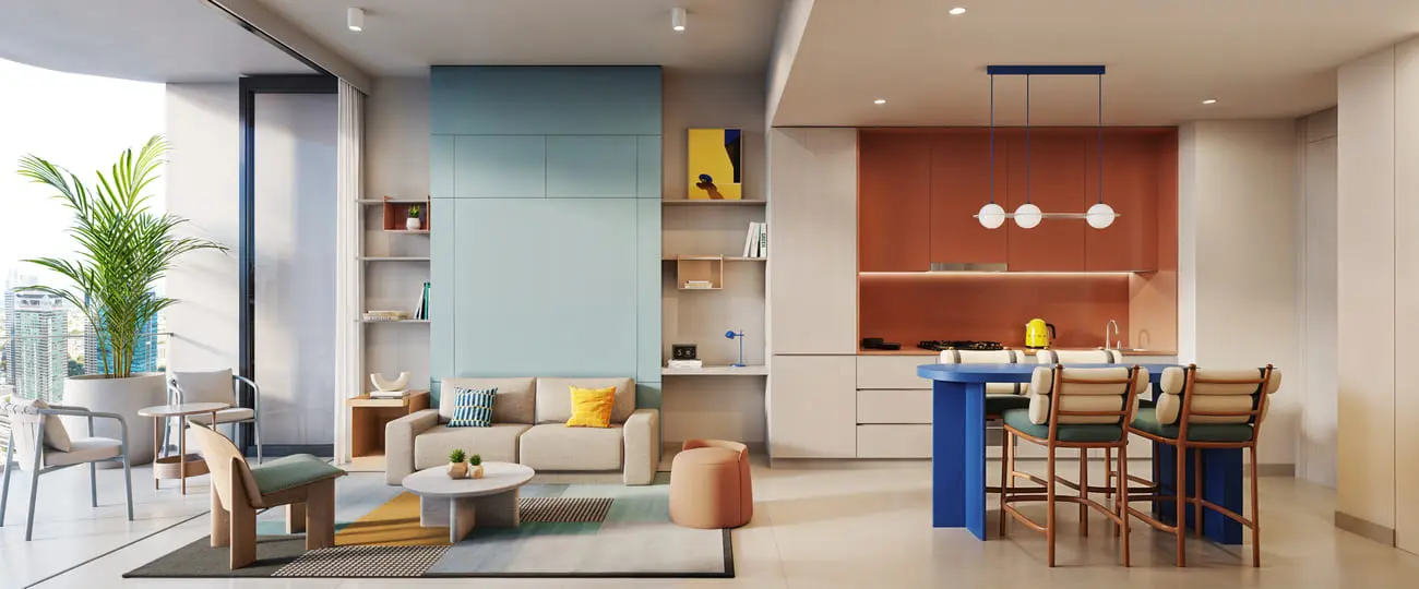 Rove Home Dubai Marina in Dubai Marina by Irth Development - Interior Image 8
