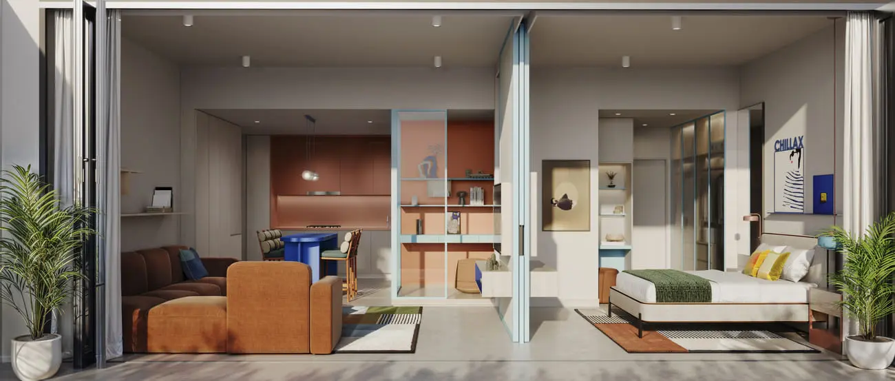 Rove Home Dubai Marina in Dubai Marina by Irth Development - Interior Image 11