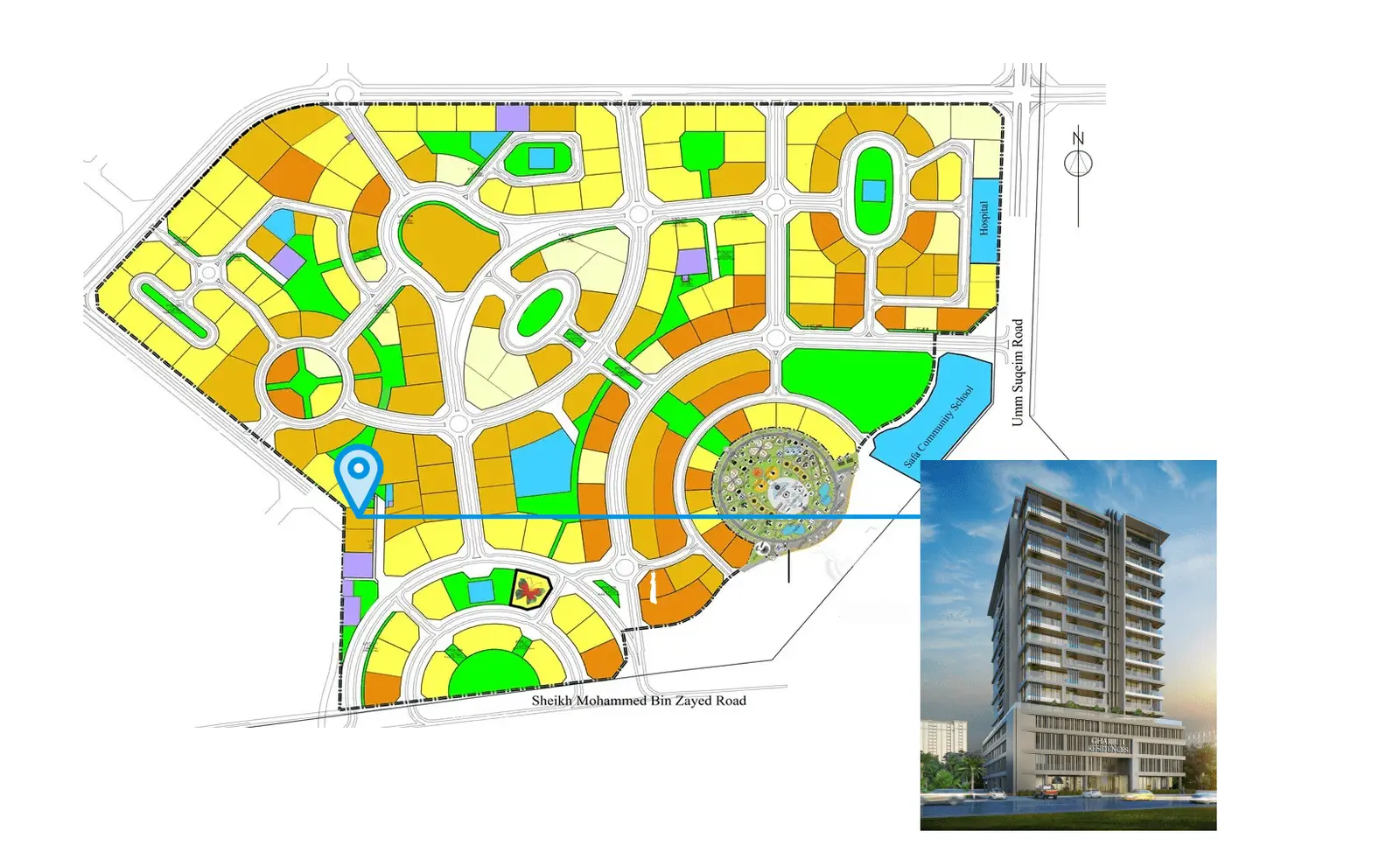 Gharbi 1 Residences master plan