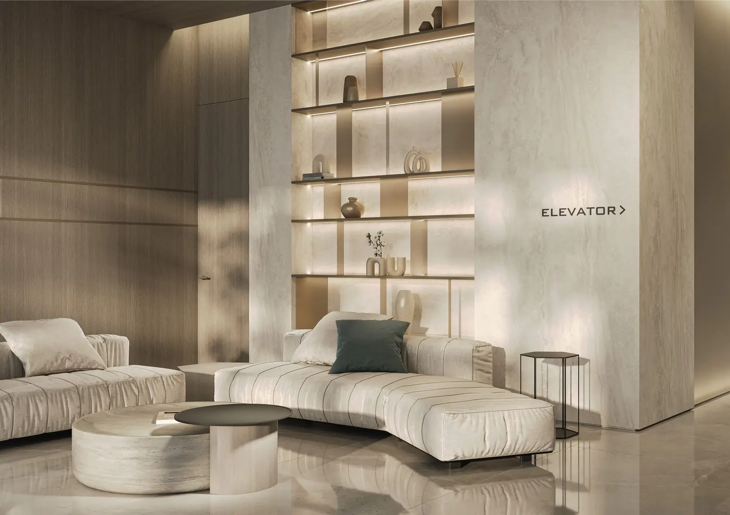 Gharbi 1 Residences in Arjan by Rabdan Developments - Lobby Image 1