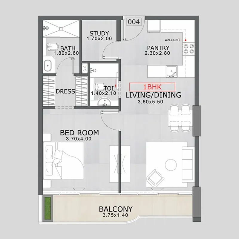 1 bedroom Apartments -  Floarea Skies
